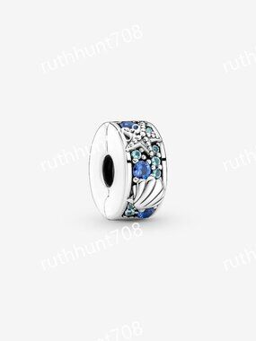 Pandora Tropical Starfish & Shell Clip Charm|Pendant